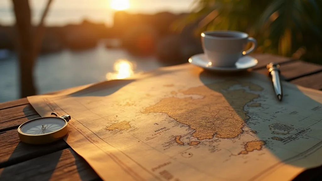 AI-generated illustrative artwork: charter availability planning — a composite illustration, not a photograph of a named location